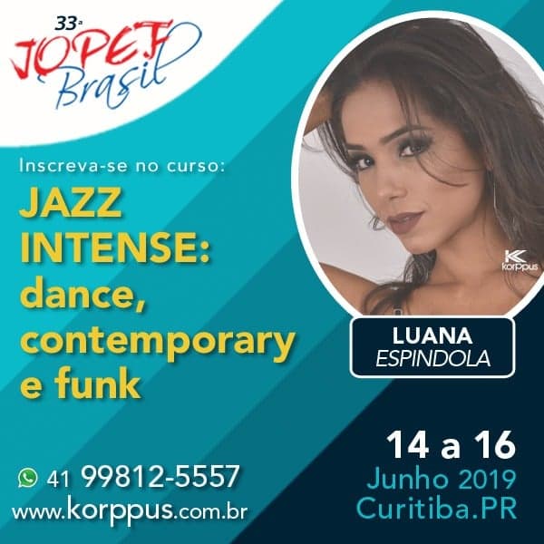 Luana Espíndola ministra workshops em Curitiba