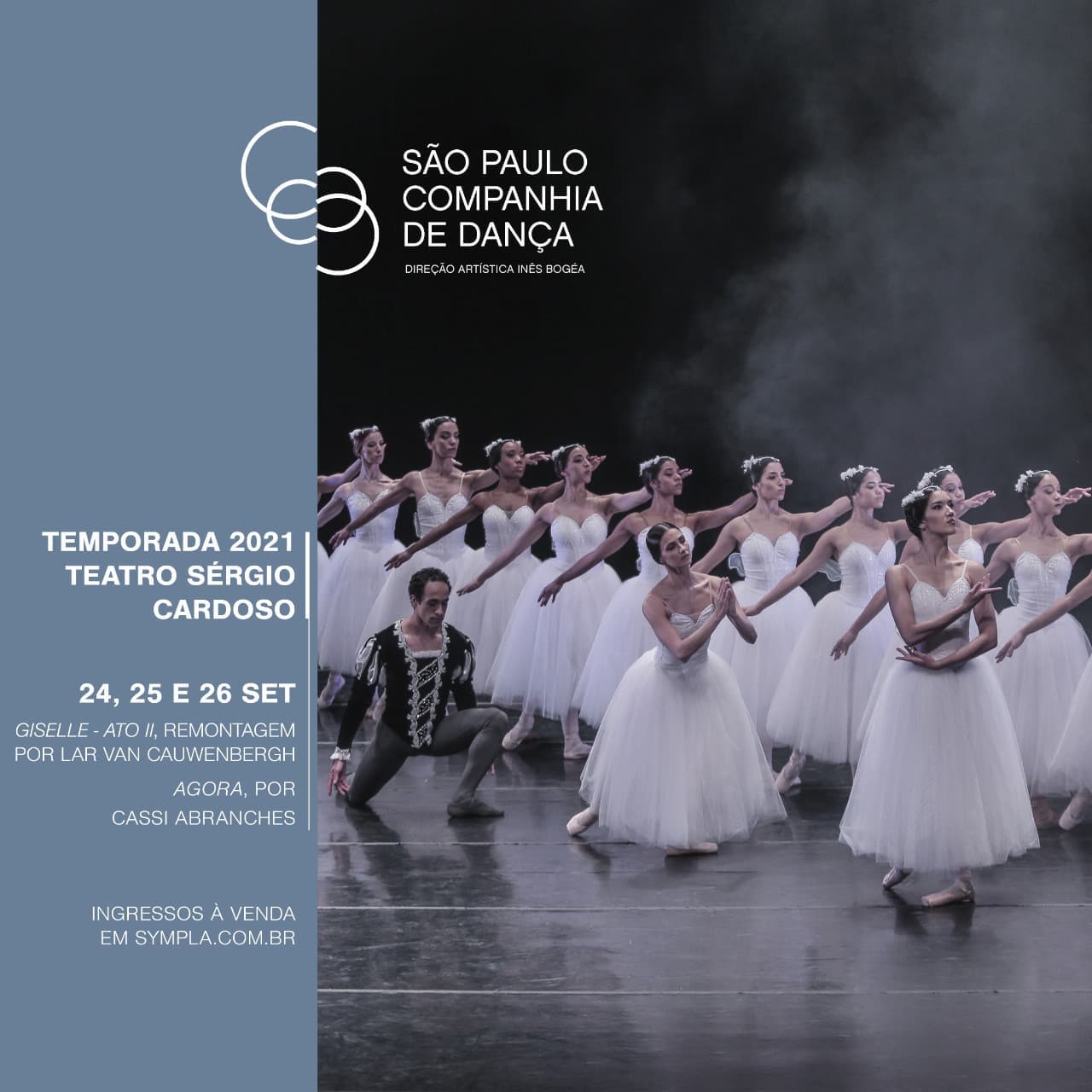 Estreia remontagem Ballet Giselle, por Lars van Cauwenbergh para SPCD