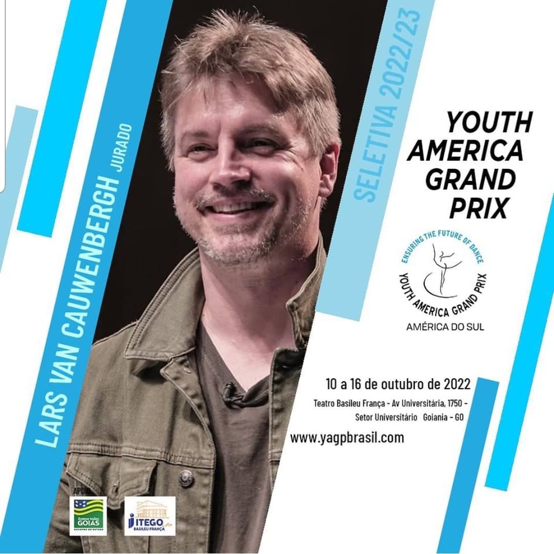 Lars van Cauwenbergh como jurado, professor e Coaching do Youth America Grand Prix (YAGP) Brasil