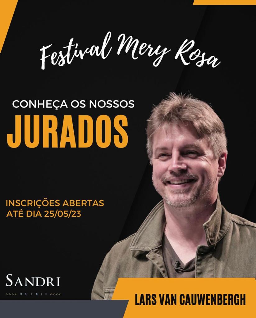 Lars como jurado e professor do Festival de Dança Mery Rosa – Itajaí – SC