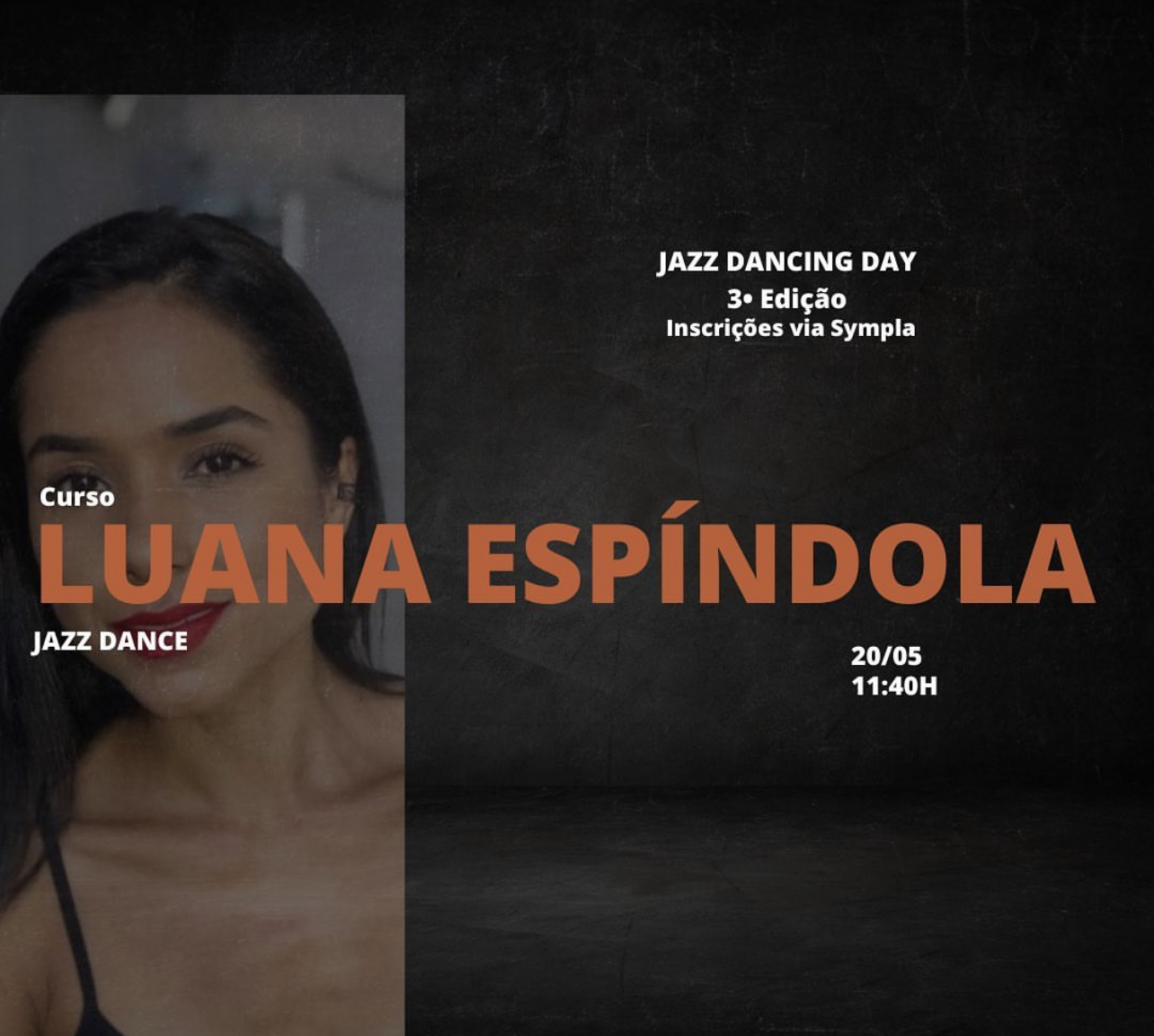 Luana Espíndola ministra workshop no Jazz Dancing Day