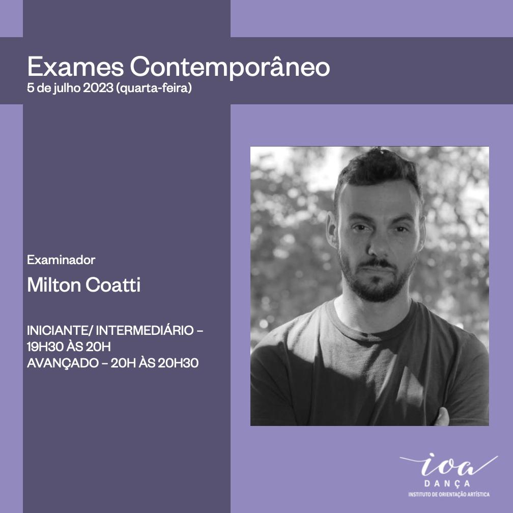 Exames de Contemporâneo 2023 – Milton Coatti