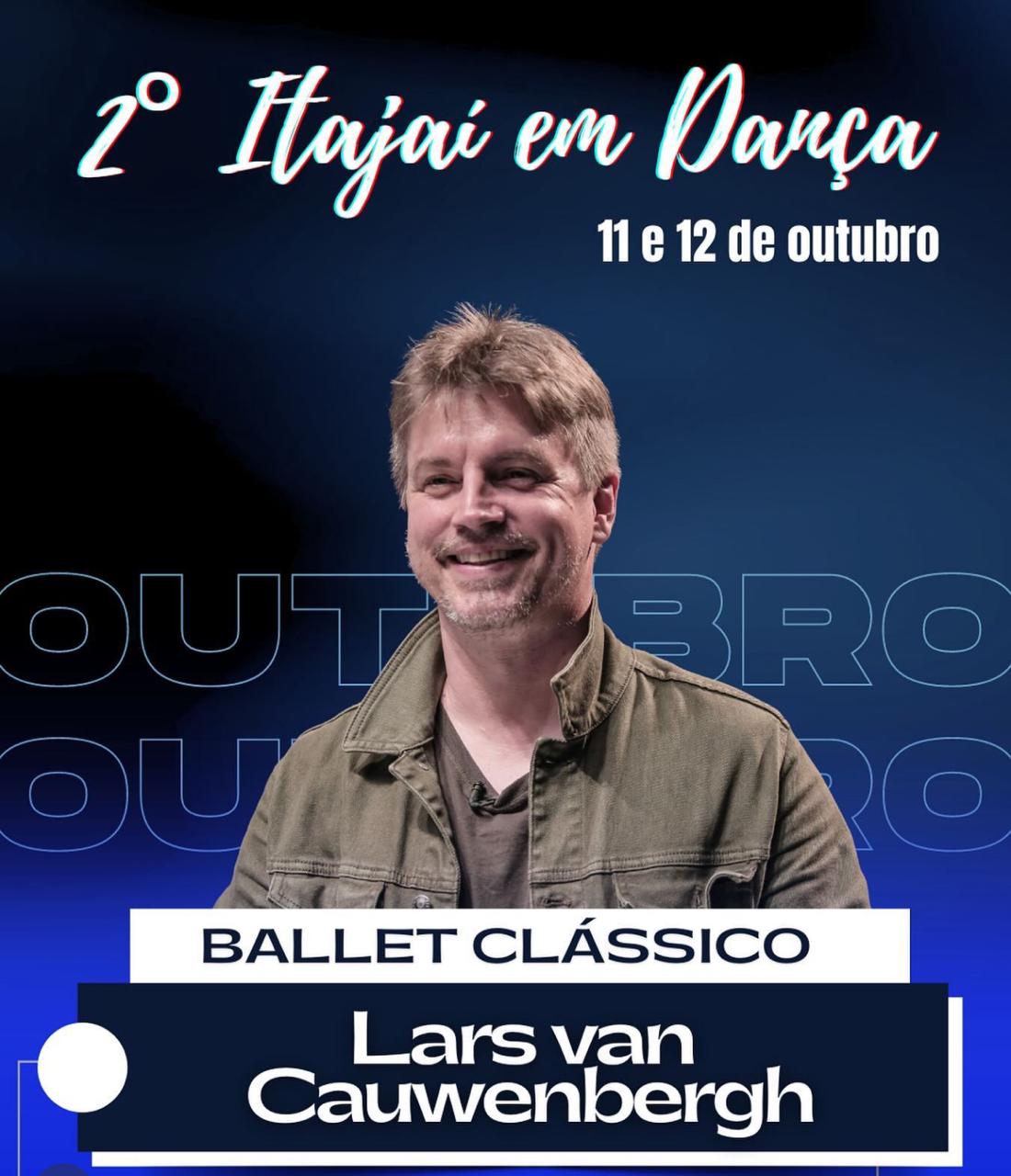 Lars van Cauwenbergh jurado do 2º Itajaí em Dança – SC