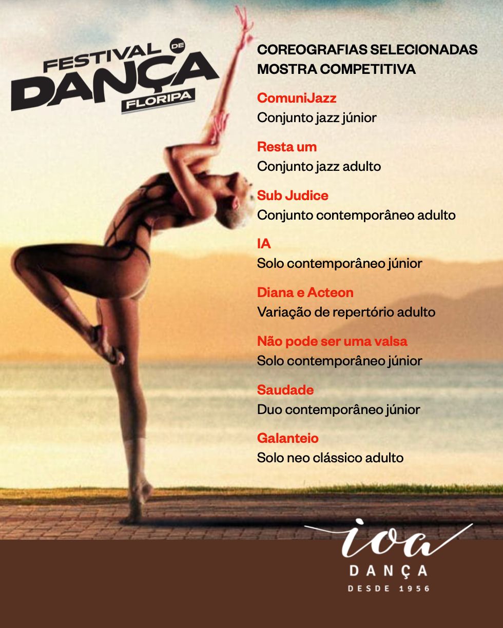 IOA no Prêmio Desterro – Festival de Dança de Florianópolis – SC