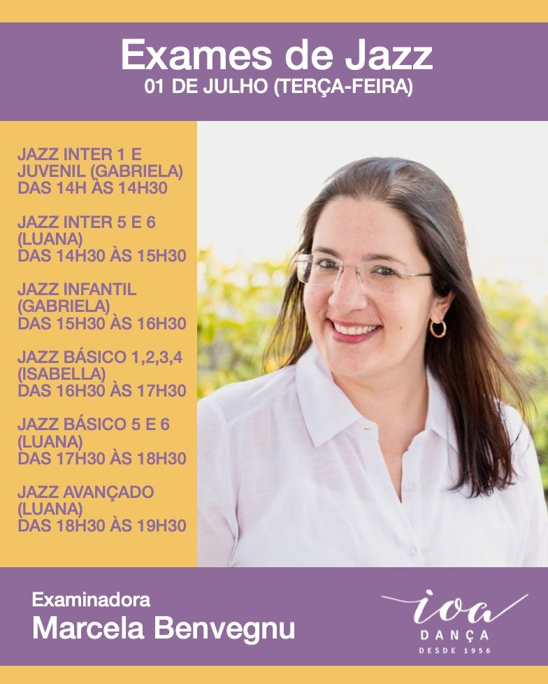 Exames de Jazz 2025