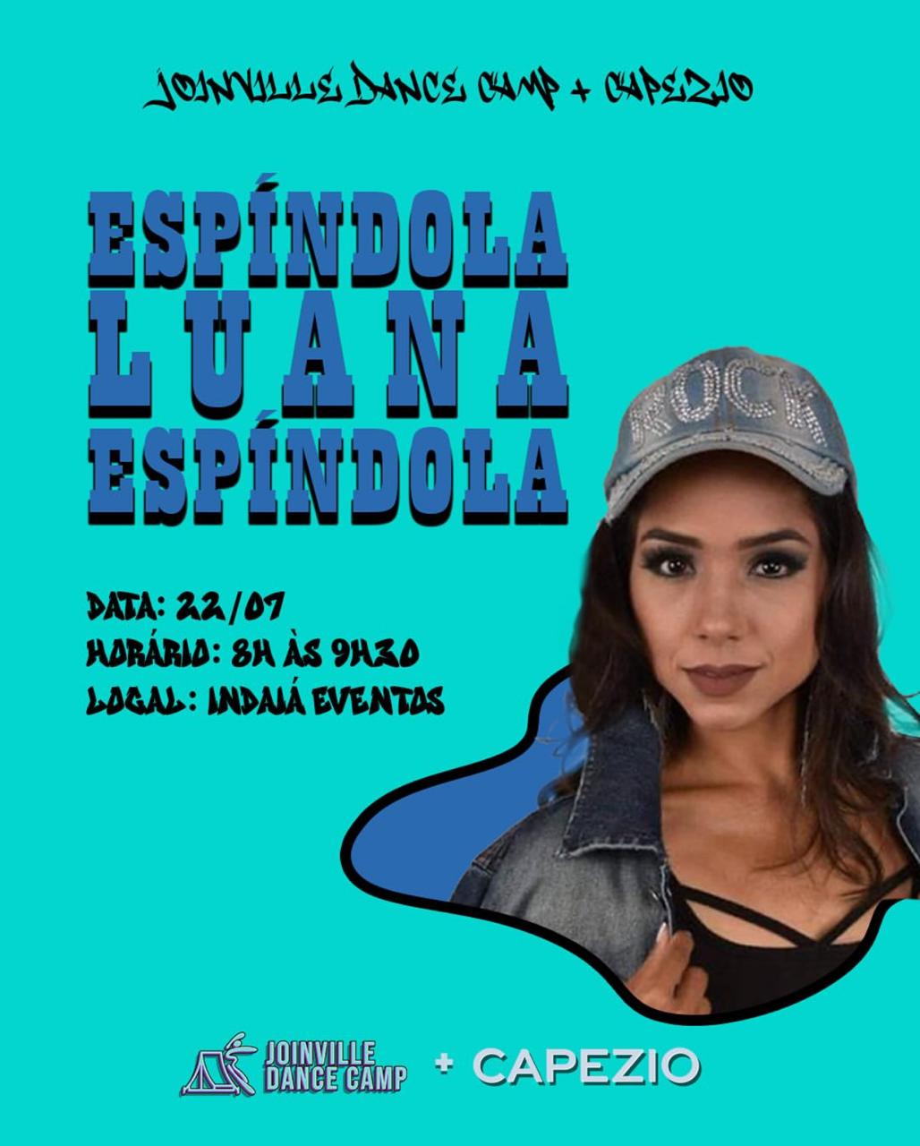 Luana Espíndola ministra workshop no Joinville Dance Camp 2025 (em parceria com Capezio) – Joinville – SC