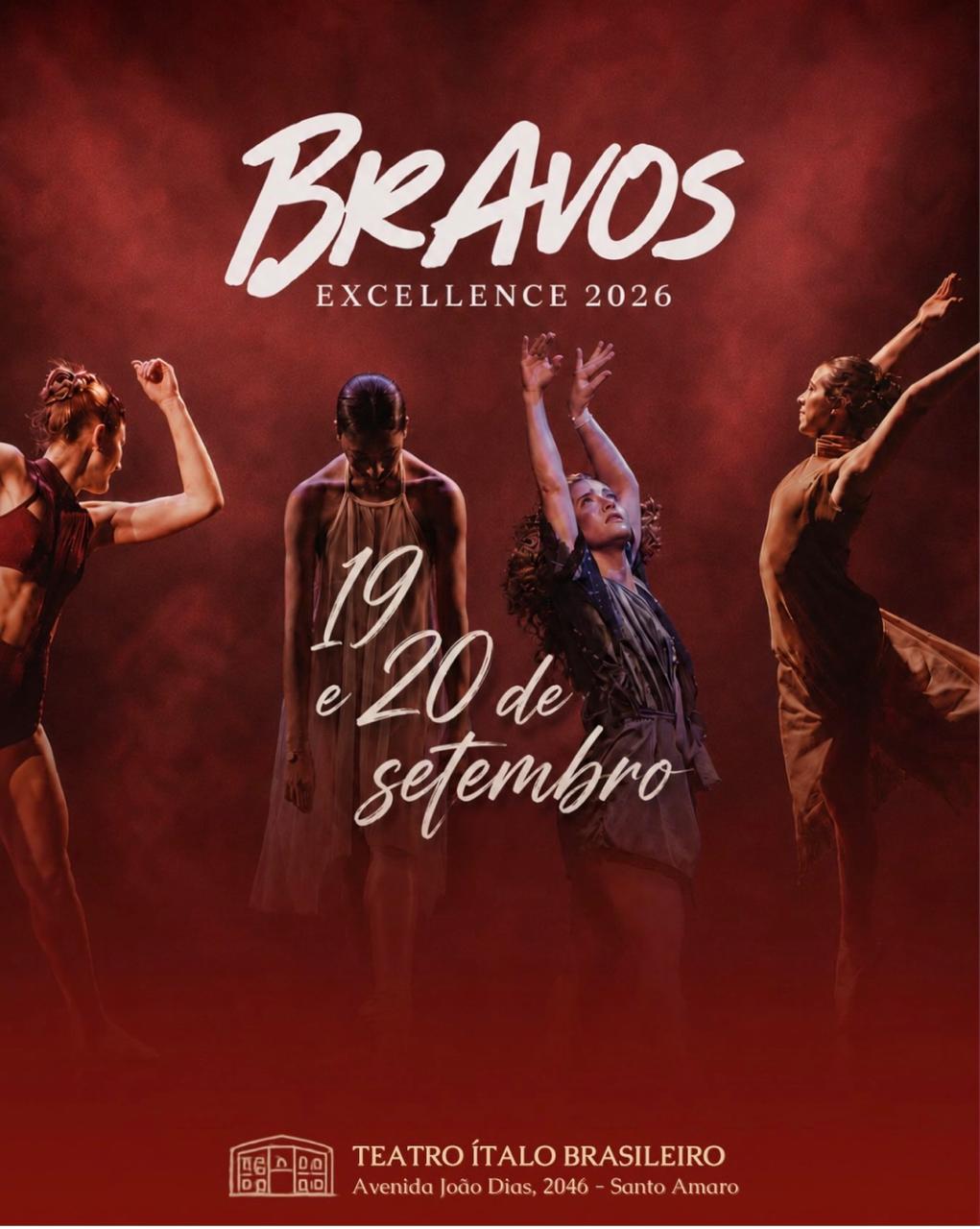Bravos Excellence 2026 – 19 e 20 de setembro – SP